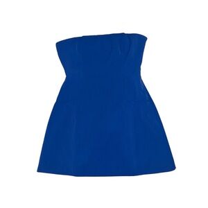 Peppermayo Blue Strapless Dress Worn Once